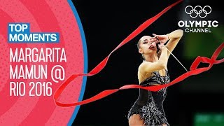 Margarita Mamuns Rio 2016 individual allaround Final routines  Top Moments [upl. by Helbona]