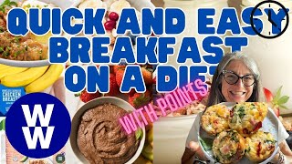 Quick and Easy Diet Friendly Breakfast Ideas with WW Points [upl. by Aserret]