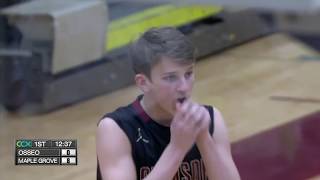 Osseo vs Maple Grove Boys High School Basketball [upl. by Aicissej]