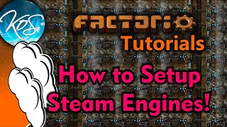 Factorio HOW TO SET UP STEAM ENGINES BOILERS  Perfect Ratio Tutorial [upl. by Inanuah893]