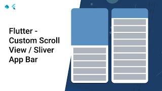 Flutter  Custom Scroll View  Sliver App Bar [upl. by Notlem338]