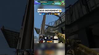 CSGO movement😰 cs2 counterstrike csgo [upl. by Anicul44]