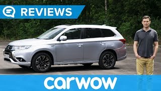 Mitsubishi Outlander PHEV 2018 SUV indepth review  carwow Reviews [upl. by Jacobson]