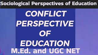 Conflict Theory of Education  Power Inequality and the School System [upl. by Akemahc]