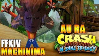 Au Ra Crash Bandicoot FFXIV Machinima Short [upl. by Ruhtracam]