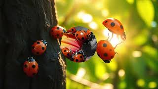 Three Little Ladybugs  Nursery Rhymes Collection and Kids Songs  Jingle Station [upl. by Levy]