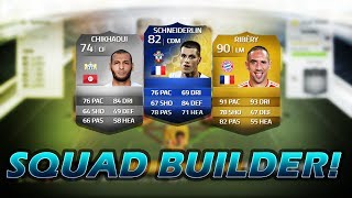 FIFA 14 UT  SQUAD BUILDER TOTS Ribéry et Chikhaoui [upl. by Retsof7]