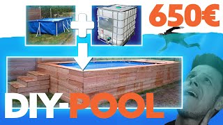 PoolOASE für 650€ selber bauen  mit WHIRLPOOL [upl. by Eibbob]