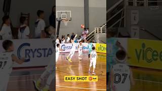 EASY SHOT 🔥 KIDS BASKETBALL GAME 🏀 9 YEAR OLD ballislife stephcurry hooper [upl. by Enomaj]