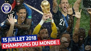 La France championne du monde  15 juillet 2018 [upl. by Ignatia]