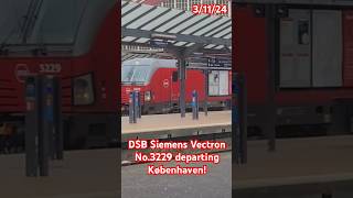 Siemens Vectron No3229 trainspotting denmark electric dsb vectron v [upl. by Cusick]