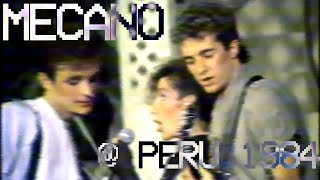 MECANO  PERU 1984 quotMe colé en una fiestaquot quotHawaiiBombayquot amp quotBusco algo baratoquot [upl. by Varden]