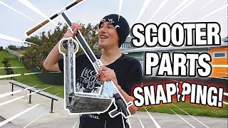 SCOOTER PARTS SNAPPING COMPILATION 2021 [upl. by Yesrod867]