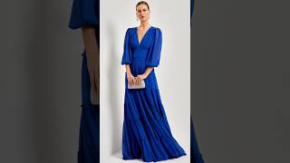 LINDOS VESTIDOS AZUL ROYAL qual modelo você usaria 🔥 [upl. by Keon]