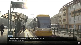 Tramtrain Hódmezővásárhelyen [upl. by Treve]