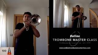 Warmup for trombone 3  Fabrice Millischer [upl. by Aihtiekal]