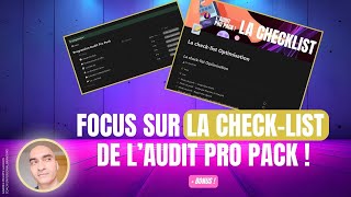 Focus sur la checklist dans lAudit Pro Pack qui sort bientôt  🎁 en description [upl. by Hernando]