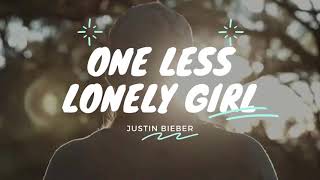 One Less Lonely Girl  Karaoke  Justin Bieber [upl. by Akeemahs]