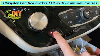 Chrysler Pacifica brakes locked  Common Causes [upl. by Hump40]