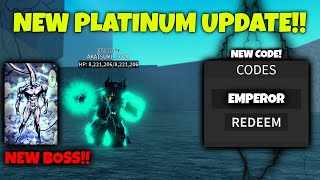 Platinum Update  New Boss and New CODE  A Heros Destiny [upl. by Asteria]