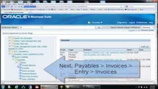 How to do Manual Invoice Entry in Oracle Accounts Payable  Oracle R12 Financial New Features [upl. by Chrisman]