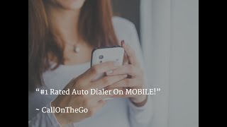 Best Auto Dialer App Review For Sales Calls Prospecting Leads Prospects and Customers [upl. by Herby]