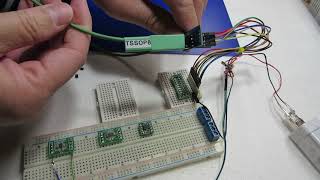 TSSOP8 MSOP8 pogo adapter with Guide Cap fast setup for on board EEPROM Flashing [upl. by Rehtae]