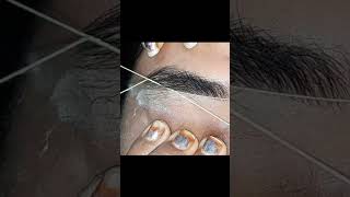 Growth Eyebrow Threading eyebrows shortsshortvideo youtubeshorts [upl. by Hance]