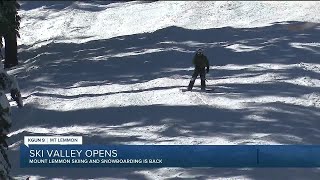 Time to shred Ski Valley on Mount Lemmon reopens for the 2024 season [upl. by Faunie419]