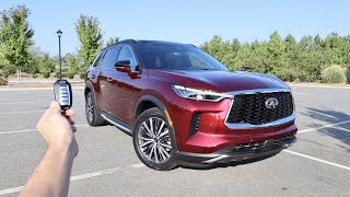 2024 Infiniti QX60 Autograph AWD Start Up Walkaround Test Drive and Review [upl. by Con]