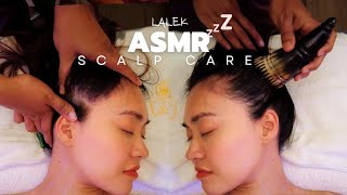 ASMR Head Massage amp Salon for Deep Sleep Antistress Insomnia😴Head Spa Hair Wash Real Person ASMR [upl. by Ylrebma]