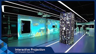 Interactive Projection with Hologram Experience  TRA  TAKELEAP [upl. by Pauli928]