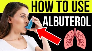 How to use Albuterol Salbutamol  Asthma medication  plus side effects and more [upl. by Olraced]