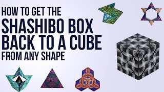 How to get the SHASHIBO CUBE back to a CUBE easily  Sashibo Box Solved [upl. by Htebezile]