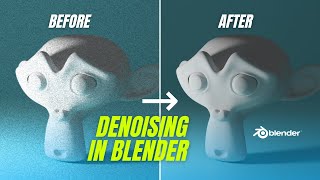 How to DENOISE A RENDER in Blender 29  Blender Rendering Tutorial [upl. by Perusse]