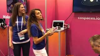 Create your own VR with CoSpaces Edu  ISTE 2018 [upl. by Nedra865]