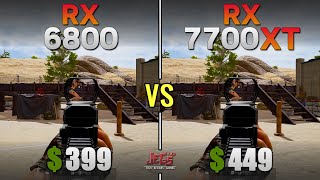 RX 6800 vs RX 7700 XT  Tested in 12 games [upl. by Bertilla889]