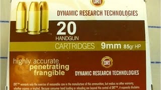 9mm DRT Ammo Test Ballistic Gel 85gr [upl. by Anaicilef]