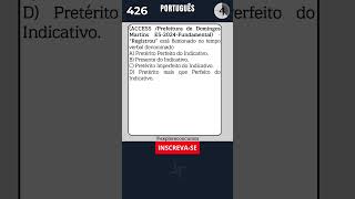 📘 426  QUESTÃO DE PORTUGUÊS PARA CONCURSO quiz shorts concurso portugues simulado [upl. by Anes483]