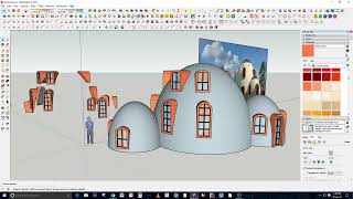 sketchup tutorial  complex modelling [upl. by Junji]