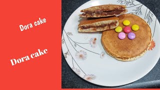 Dora cake pan cake Dora cake recipecooking easyrecipe recipe [upl. by Anoirtac]