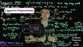 The Laguerre Differential Equation and Laguerre Polynomials [upl. by Alvis]