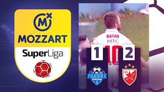 Mozzart Bet Super liga 202223  19kolo RADNIK – CRVENA ZVEZDA 12 01 [upl. by Berkow]