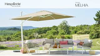 Parasol Melhia  Mobilier de jardin Hespéride [upl. by Sulamith]