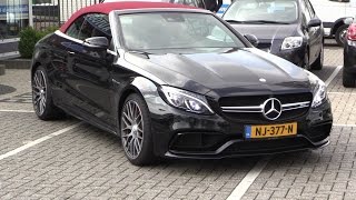 Mercedes AMG C63 Convertible 2017 New Test Drive In Depth Review Interior Exterior 2018 [upl. by Annaeg]