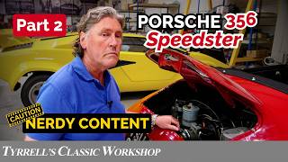 Porsche 356 Speedster Restoration Engine Tuning amp Test Drive  Part 2  Tyrrells Classic Workshop [upl. by Nyliahs]