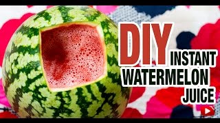 DIY Watermelon Juice DIYIndian  How to Make Watermelon Juice in 1 minute [upl. by Dahraf]