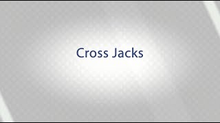 Cross Jacks  Exercise Demo [upl. by Margit625]