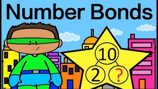 Number Bond to 10 Super Hero Math Game [upl. by Snider]