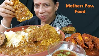 Eating Fish Belly Mukbang My Mothers Fav Spice Food [upl. by Barthol]